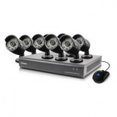 Swann 16-Channel 4400 AHD 720p 1TB Surveillance DVR with 8 x PRO-A850 Black Bullet Cameras - SWDVK-1644008-US