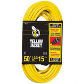 YELLOWJACKET 50 ft. 14/3 SJTW Outdoor Lock Jaw Extension Cord - 2734