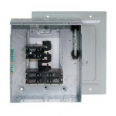 Eaton 100 Amp 10-Space 20-Circuit Type BR Main Breaker with Flush Mount, Renovation Load Center Value Pack (Includes Breakers) - BR1020B100FRNV