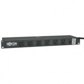 TrippLite 1U Rackmount Power Strip with 12 Right-Angle Outlets and 15-ft. Cord - RS1215-RA