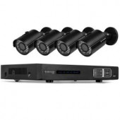Amcrest 1080P Tribrid HDCVI 4CH 2TB DVR Security Camera System with 4 x 2.1MP Bullet Cameras - Black - AMDV10804M-4B-B