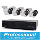 AvertX PRO 8-Channel HD+ IP Surveillance System with 6TB and (4) 4MP Mini Bullet Cameras and Night Vision - AVXKIT4HD08046T