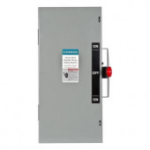 Siemens Double Throw 60 Amp 600-Volt 3-Pole Indoor Non-Fusible Safety Switch - DTNF362