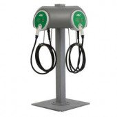 AeroVironment Dual Pedestal 30-Amp Level 2 EV Charging Stations with 25 ft. Cable - 19129