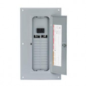 SquareD Homeline 125 Amp 24-Space 48-Circuit Indoor Main Plug-On Neutral Breaker Load Center with Cover - HOM2448M125PC