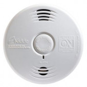 Kidde Worry Free 10-Year Sealed Lithium Battery Smoke and Carbon Monoxide Combination Alarm with Voice Warning - 21026065