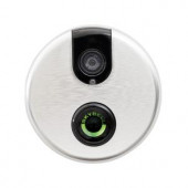 SKYBELL Wi-Fi Video Door Bell Lighted Push Button - Silver - SB100W