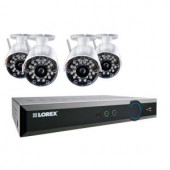 Lorex 8-Channel 960H Surveillance System with 1 TB HDD and (4) Wireless Indoor/Outdoor Cameras - LH03081TC4W