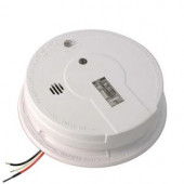 FireX Hardwired 120 Volt Inter-Connectable Ionization Smoke Alarm with Escape Light and Battery Backup i12080 - 21006379