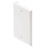 Steren 1-Gang Blank Wall Plate - White - ST-200-258WH