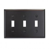 Amerelle Madison 1 Toggle Wall Plate - Aged Bronze - 75TTTVB