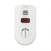 Kidde 10 Year Worry Free Plug-In CO Alarm for Living Area - KN-COP-DP-10YL