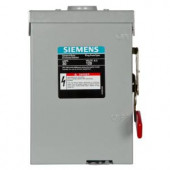 Siemens General Duty 30 Amp 240-Volt 1-Pole Outdoor Fusible Safety Switch with Neutral - LF111NR