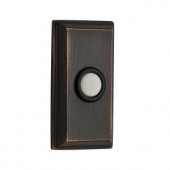 Baldwin Wired Rectangular Bell Button - Venetian Bronze - 9BR7015-001