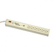 Wiremold 15 ft. 6-Outlet Premium Grade Surge Strip with On/Off Switch - M6S-15