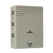 Woods Electronics Side Entry 6-Outlet 1000-Joule Surge Protector with Alarm and Sliding Safety Covers - Gray - 0412038821