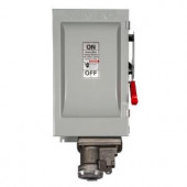 Siemens Heavy Duty 60 Amp 600-Volt 3-Pole type 12 Non-Fusible Safety Switch with Receptacle - HNF362JCH