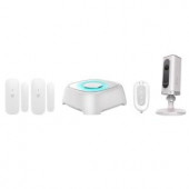 Smanos Wi-Fi Alarm System with Wi-Fi Camera, Door and Window Sensors and Remote Control - W020IP6
