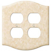 CreativeAccents Steel 2 Decora Wall Plate - Honey - 9VHN118