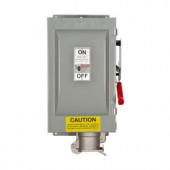 Siemens Heavy Duty 60 Amp 600-Volt 3-Pole Type 12 Fusible Safety Switch with Receptacle - HF362JPN