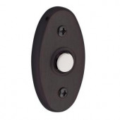 Baldwin Wired Oval Bell Button - Venetian Bronze - 4858.112