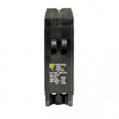 SquareD Homeline 2-20 Amp Single-Pole Tandem Circuit Breaker - HOMT2020CP