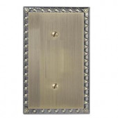 Amerelle Renaissance 1 Blank Wall Plate - Brushed Brass - 90BBB