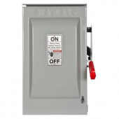 Siemens Heavy Duty 60 Amp 240-Volt 2-Pole Outdoor Fusible Safety Switch with Neutral - HF222NR