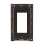 Amerelle Traditional 1 Decora Wall Plate - Aged Bronze - 92RDB