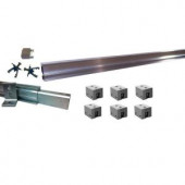 GrapeSolar Direct Mount Racking System for (4) 60 Cell PV Solar Panels with Standing Seam Tile - GS-1060-R-SSD