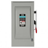 Siemens General Duty 60 Amp 240-Volt 2-Pole Outdoor Fusible Safety Switch with Neutral - GF222NR