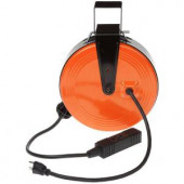  30 ft. 16/3 Heavy-Duty Retractable Reel with 3-Outlets - HD-800