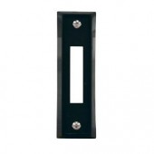 HamptonBay Wired Door Bell Push Button, Black - HB-667-02