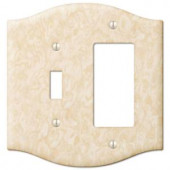 CreativeAccents Steel 1 Toggle 1 Decora Wall Plate - Satin Honey - 9VHN126
