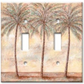 ArtPlates Palm Trees 2 Toggle Wall Plate - D-379