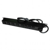 Wiremold 6 ft. 8-Outlet Rackmount Computer Grade Surge Strip with Lighted On/Off Switch - R8BZ