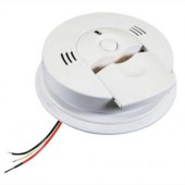 CodeOne Hardwired Interconnectable 120-Volt Combination Smoke and Carbon Monoxide Alarm with Battery Backup - KN COSM IBA