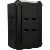 GE 4-USB Port and 4 AC Outlet 4.2-Amp Surge Protector Tap - 13457