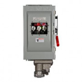 Siemens Heavy Duty 60 Amp 600-Volt 3-Pole type 12 Non-Fusible Safety Switch with Receptacle and Window - HNF362JCHW