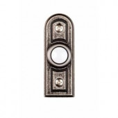 HamptonBay Wired Lighted Door Bell Push Button, Antique Pewter - HB-627-02