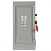 Siemens Heavy Duty 100 Amp 600-Volt 2-Pole Indoor Non-Fusible Safety Switch - HNF263