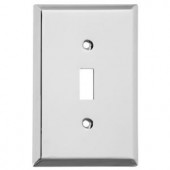 Stanley-NationalHardware 1 Toggle Wall Plate - Chrome - V8000 SGL SWITCHPLATE CH