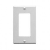 ICC 1 Gang Wall Switch Plate - White - ICC-IC107F4CWH