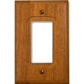 Amerelle 1 Decora Wall Plate - Red Oak - 4008R