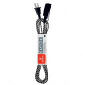 GlobeElectric 6.5 ft. 3-Outlet Designer Fabric Extension Cord - 22449