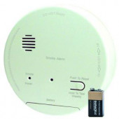 Gentex Hardwired Interconnected Photoelectric Smoke Alarm with Dualink, Battery Backup and Relay Contacts - S1209F