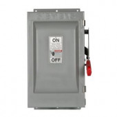 Siemens Heavy Duty 60 Amp 600-Volt 3-Pole Type 12 Non-Fusible Safety Switch - HNF362J