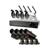 Revo Lite 16-Channel 2TB 960H DVR Surveillance System with (4) 600TVL Wireless Bullet Cameras and 4 Wired Bullet Cameras - RL161HWB4EB4E-2T
