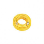 AmericanContractor 50 ft. 14/3 SJEOW Outdoor T-Prene Extension Cord with Power Indicator Light - Yellow - 014980002
