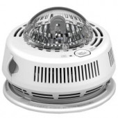 FirstAlert BRK Photo-Electric Hardwired Smoke Detector with Strobe Light Alarm - 7010BSL